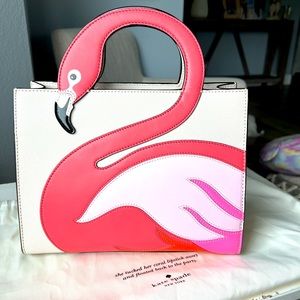 Show Stopper!!! Flamingo Kate Spade Bag EUC! True Statement piece !